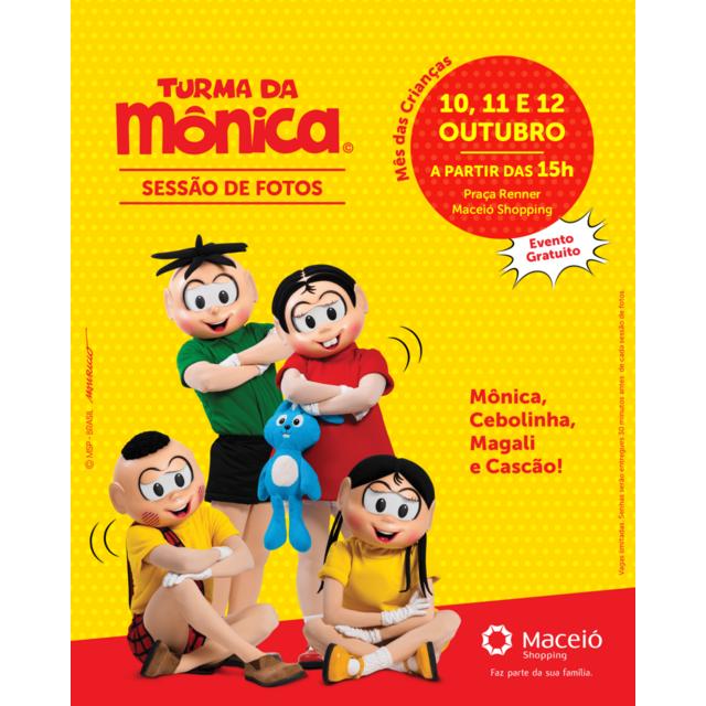 Maceió Shopping – Personagens da Turma da Mônica