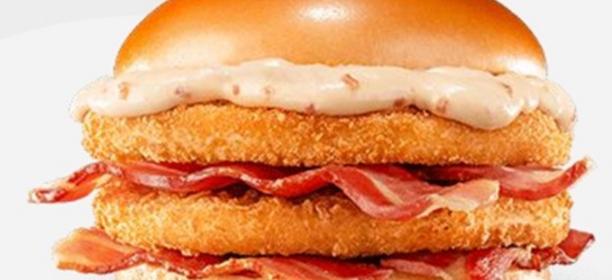 A família “Baconzudos do Bob’s” aumentou: Agora tem bacon em dobro no sanduíche de frango