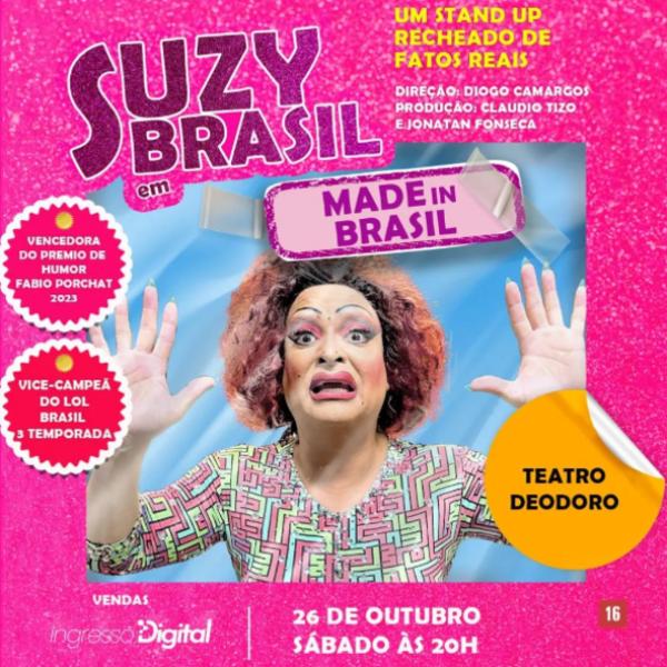 Suzy Brasil no stand up Made in Brasil