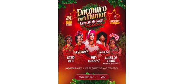 Drag Queen Paty Maionese realiza Encontro com Humor Solidário no próximo dia 24 de novembro