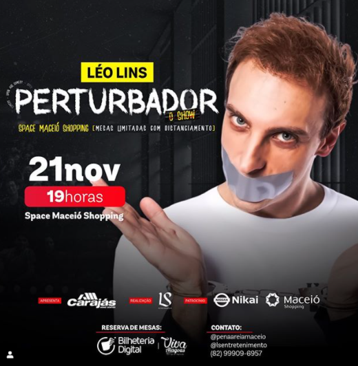 Léo Lins "Perturbador" Maceió 40 Graus