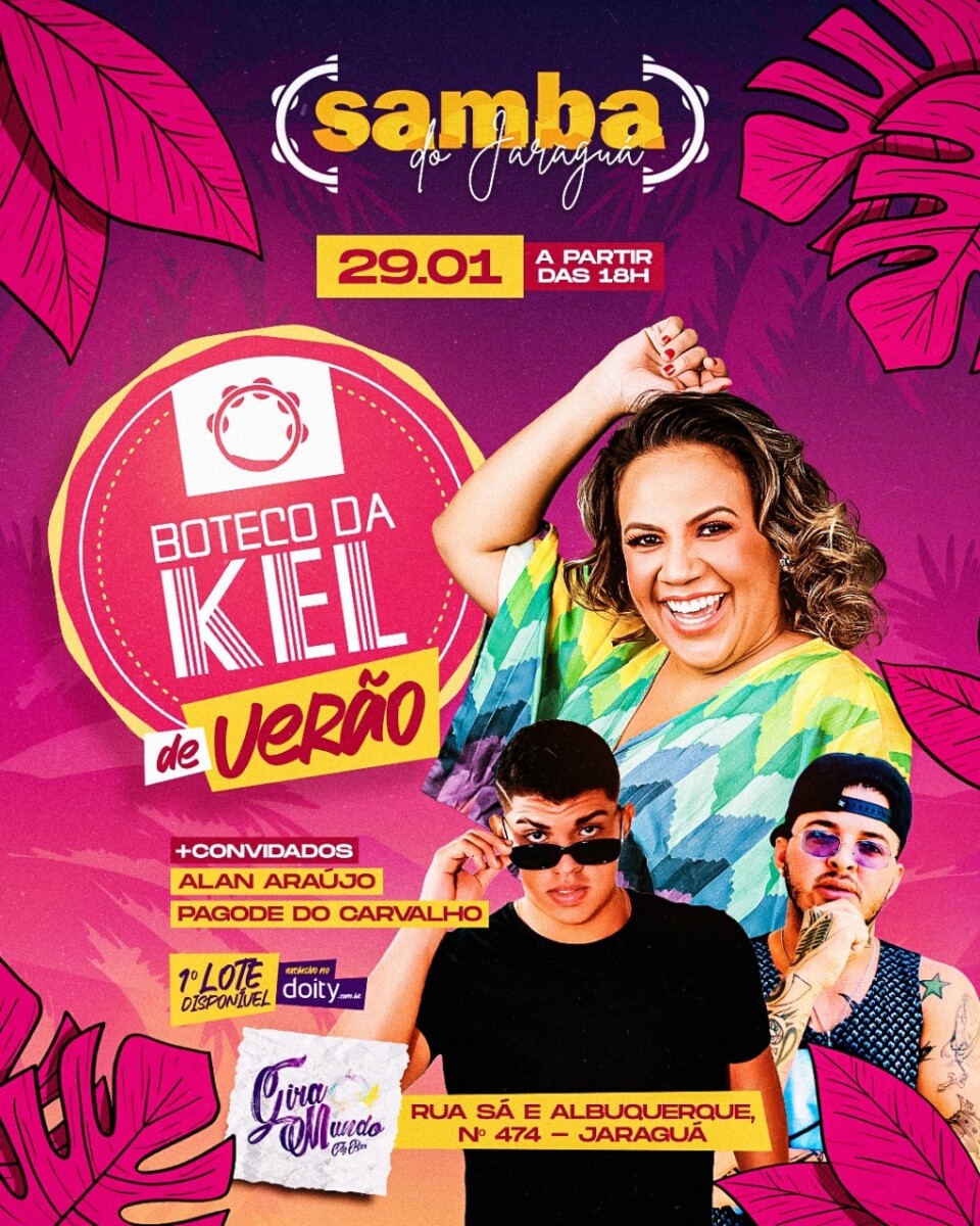 Kel Monalisa se apresenta com o show “Boteco da Kel” no Jaraguá